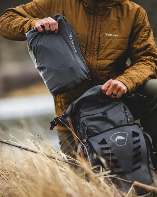 The all-new Flyweight Packable Wader is the lightest, most packable wader Simms has ever built.